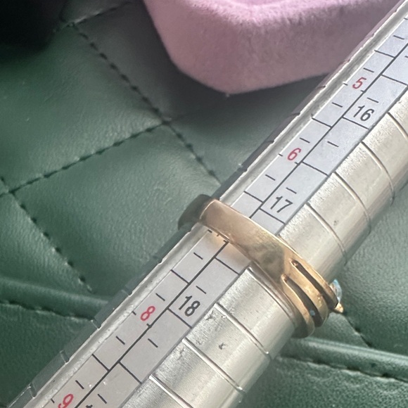 Vintage 10k Multi gemstone Gold Ring - Picture 7 of 7